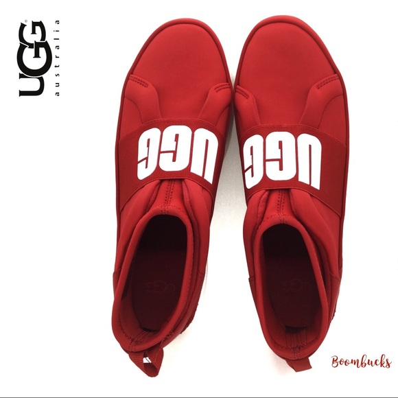 Ugg Neutra Red Chunky Sneakers - Picture 6 of 15